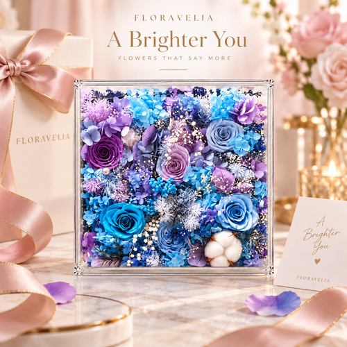 FLORAVELIA Product 02 SKU01 Blue Violet - 02 Gift Scene