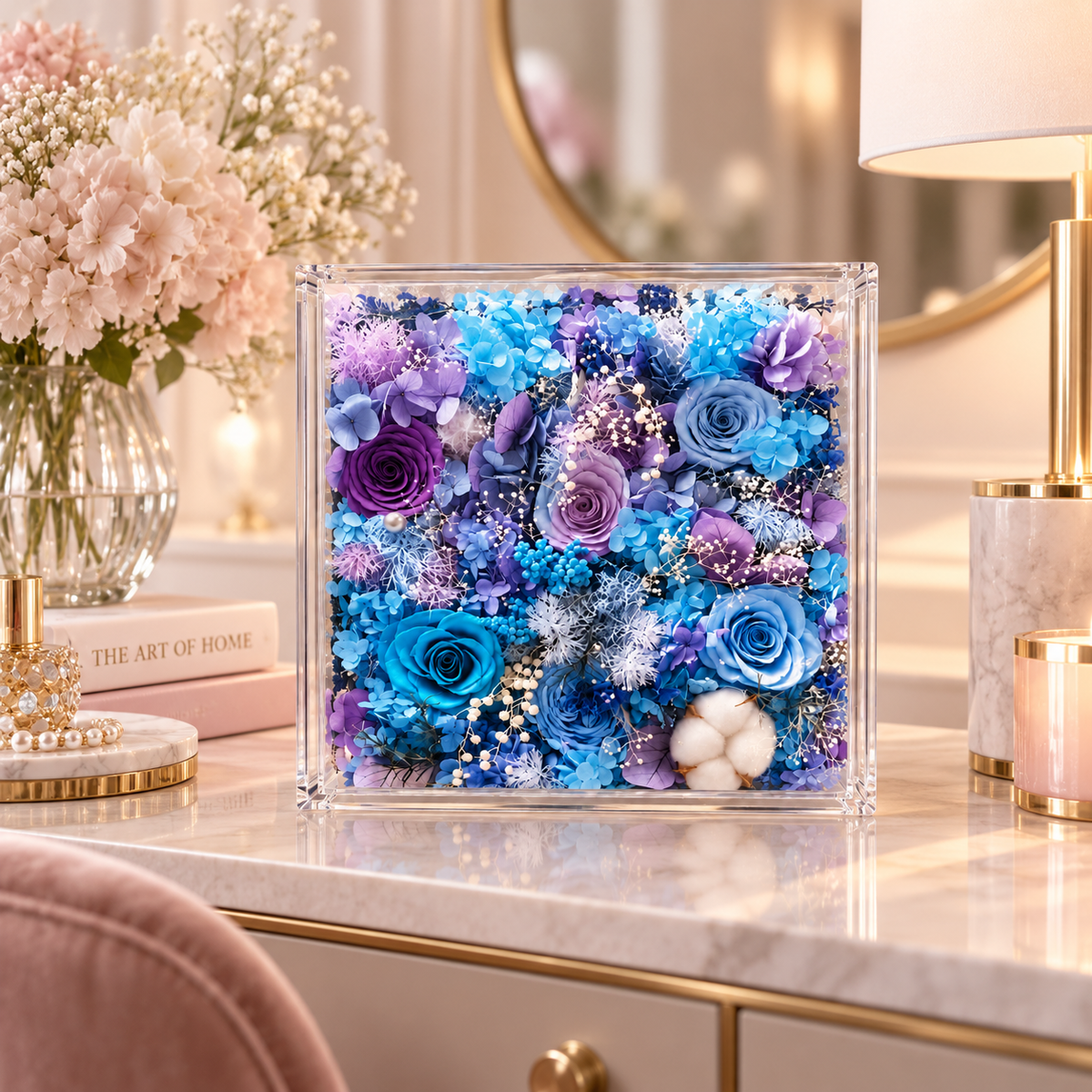 FLORAVELIA Product 02 SKU01 Blue Violet - 07 Home Display