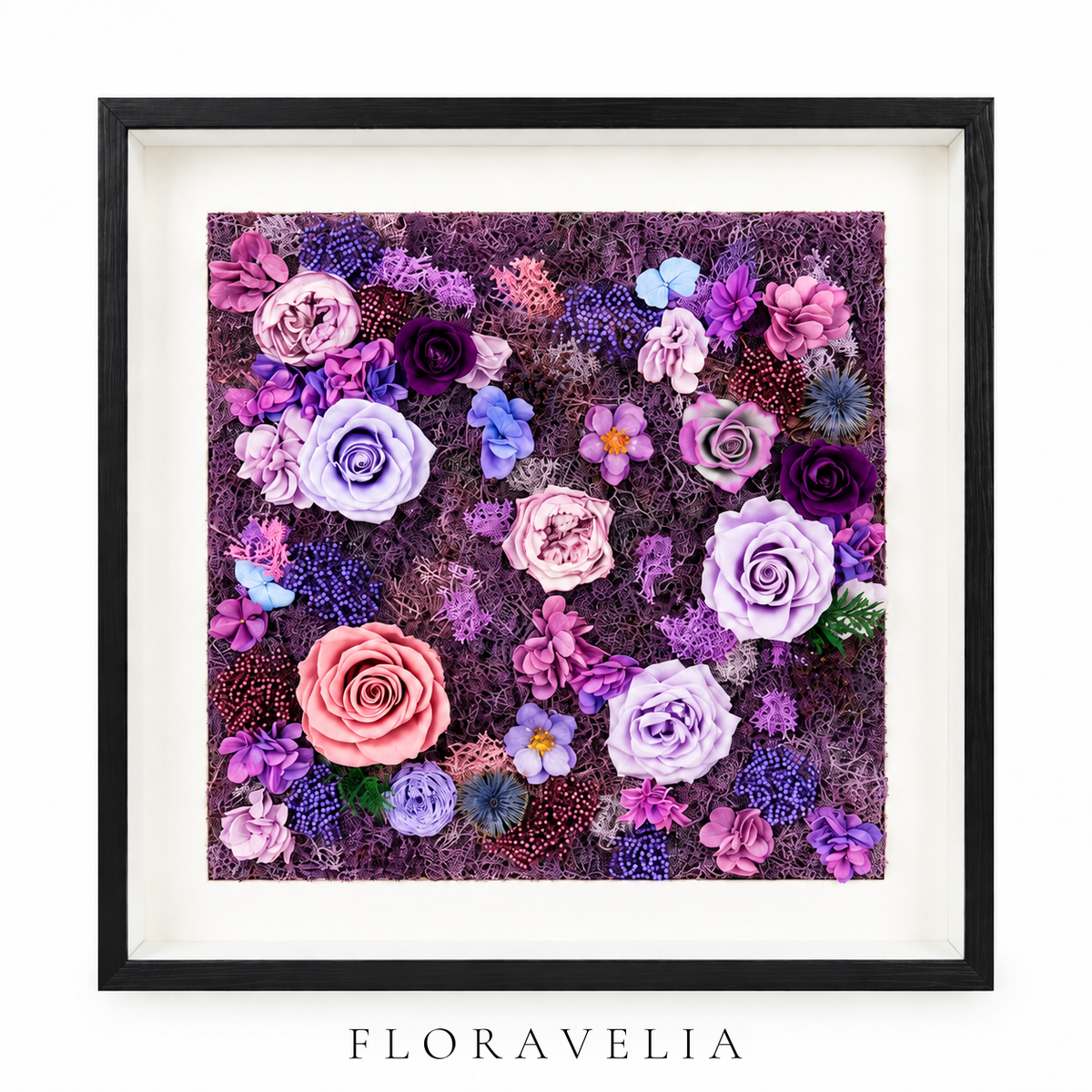FLORAVELIA Product 09 SKU 04 Violet Night botanical frame - brand hero